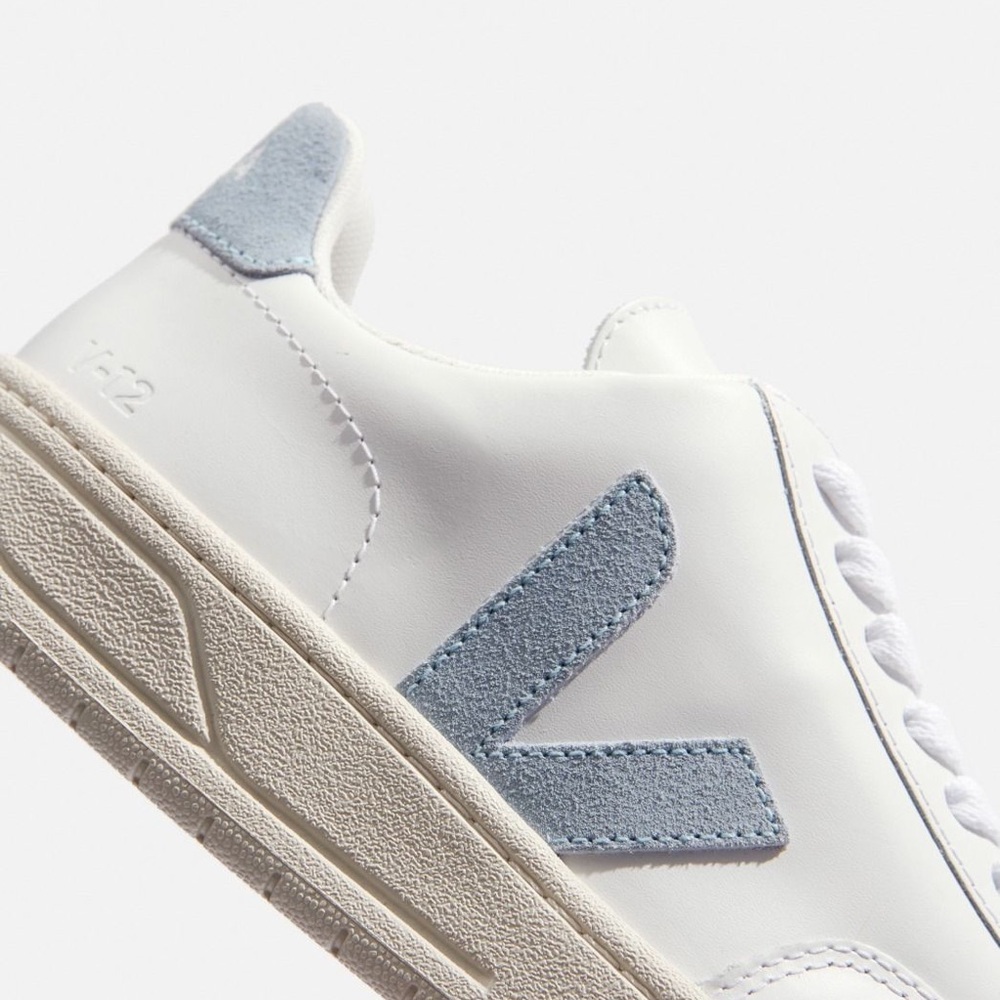 Veja V-12 - Leather White Steel - Picture 13 of 13